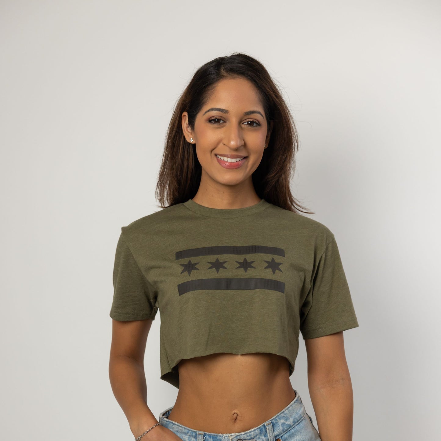 Military Green Crop