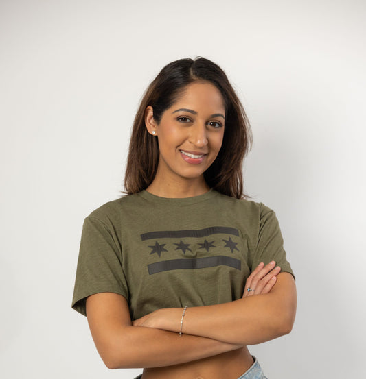 Military Green Crop