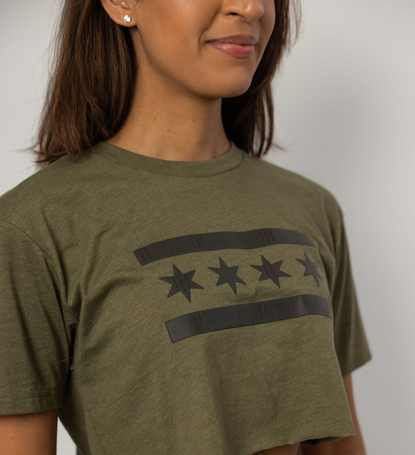 Military Green Crop